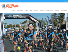 Tablet Screenshot of basscoastcyclechallenge.com